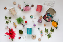 Load image into Gallery viewer, Fairy Garden Playdough Kit Sensory Canada Non-toxic Homemade

