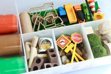 Load image into Gallery viewer, Construction Zone Deluxe Playdough Sensory Kit