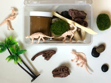 Load image into Gallery viewer, Dino Dig Mini Playdough Sensory Kit