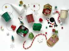 Load image into Gallery viewer, Christmas Deluxe Playdough Sensory Kit
