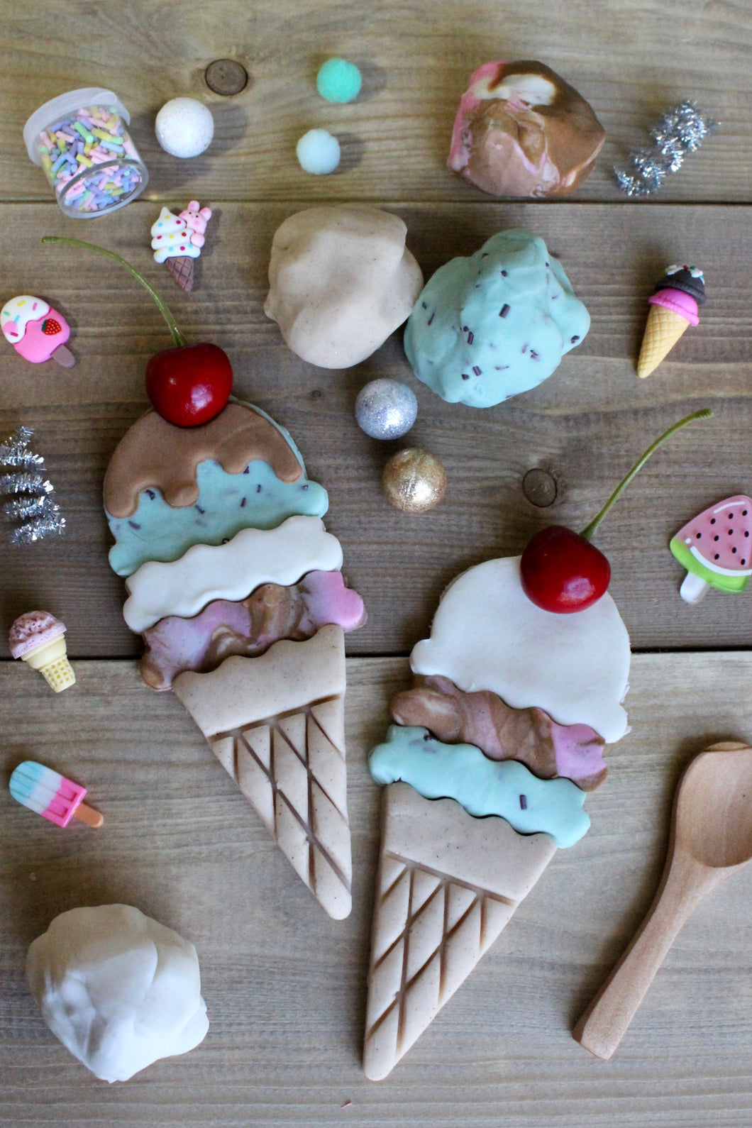 Ice Cream Deluxe Playdough Sensory Kit