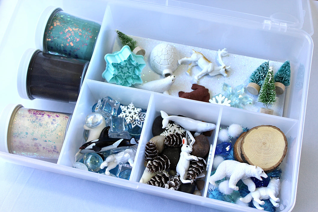 Arctic Adventure Deluxe Playdough Sensory Kit
