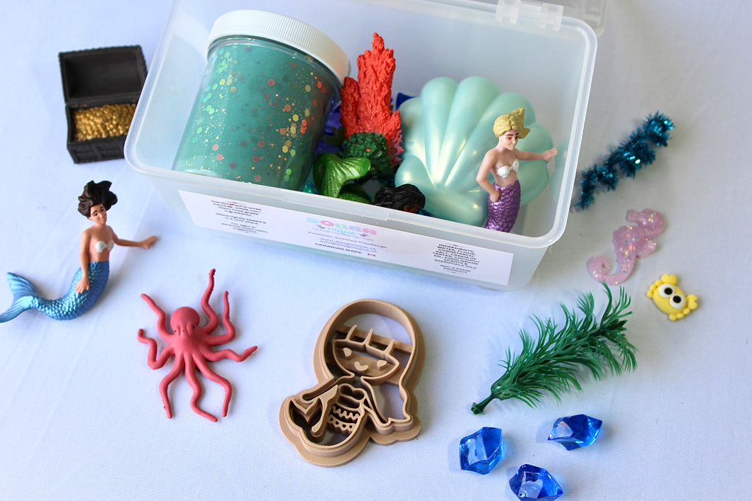 Mermaid Mini Playdough Sensory Kit