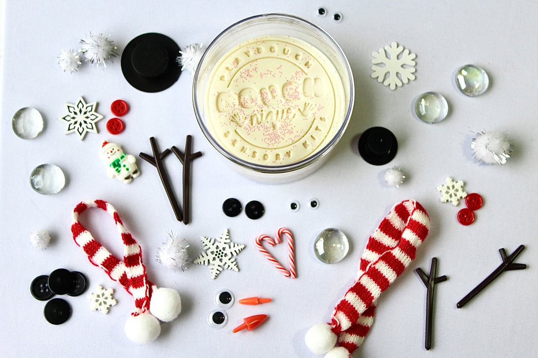 Build-A-Snowman Playdough Jar