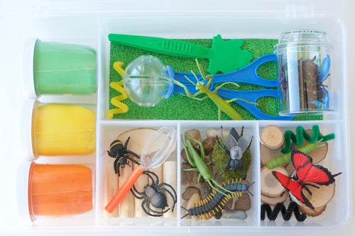 Bug Hunt Deluxe Playdough Tray Sensory Kit Open Ended Toys