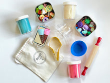 Load image into Gallery viewer, Candy Shop Sweet Ice Cream Playdough Kit Sensory Bin
