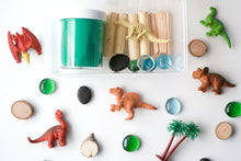Load image into Gallery viewer, Dino Dig Mini Playdough Sensory Kit
