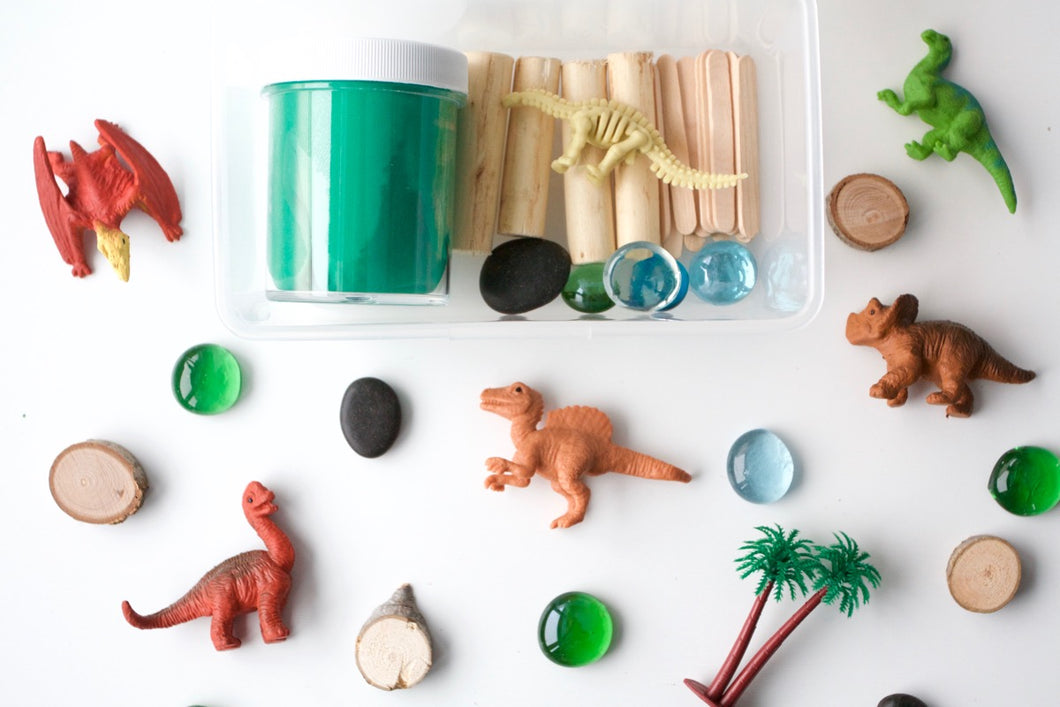 Dino Dig Mini Playdough Sensory Kit