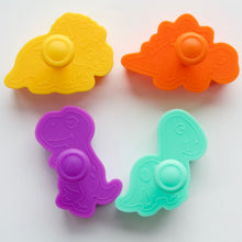 Load image into Gallery viewer, Dinosaur dough cutter cookie stamper Canada Playdough Sensory Dino
