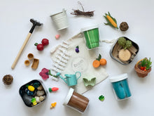 Load image into Gallery viewer, Garden Playdough Sensory Kit non toxic Canada Montessori 
