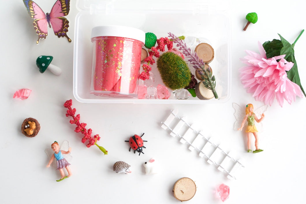 Mini Fairy Garden Playdough Sensory Kit