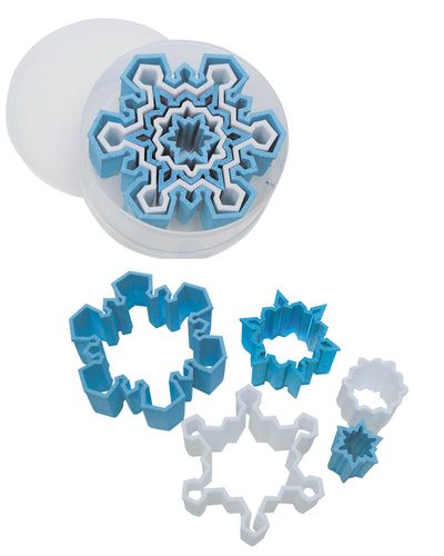 Snowflake plastic cookie cutters Canada Playdough Dishwasher Safe 
