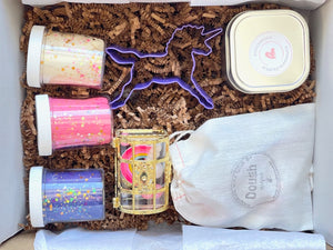 unicorn sensory playdough kit non-toxic Canada loose parts safari baby montessori